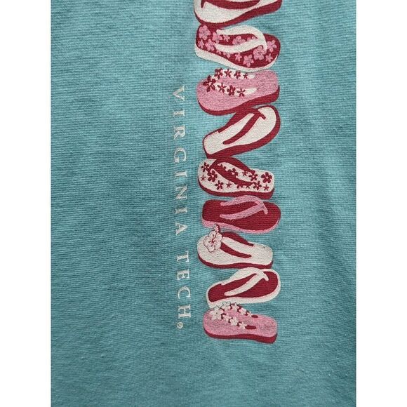 New! Champion Aqua Virginia Tech Flip Flop Print Stretch Tank Dress, XL - Picture 4 of 13